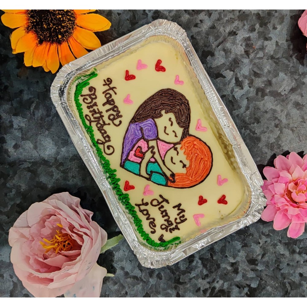 Happy birthday - Doodle Cake